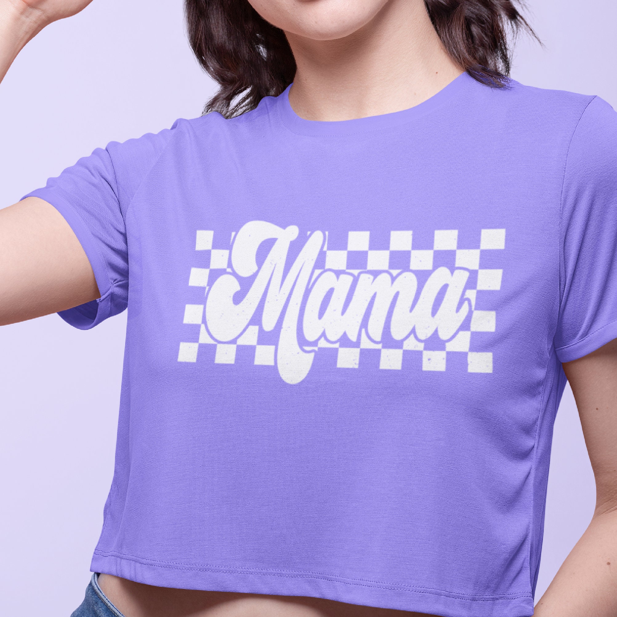 mama♡  Checked Mama SVG, Retro Mama Svg Png, Rock Mama Svg, Mama