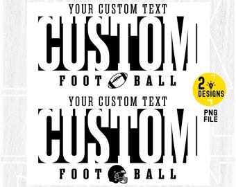 Football Mascot PNG Cut File, Custom Team Shirt (Digital Download)