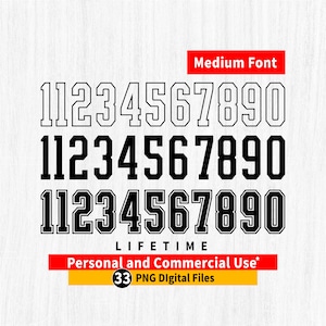 Sportjerseynummers, sportjerseynummers png, sportjerseynummers, sportjersey Cricut-bestand, zwart vetgedrukt met overzichtsnummers