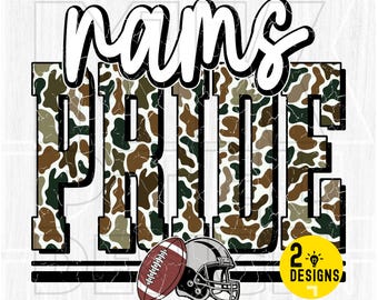Retro Camo Rams Pride PNG: Vintage Checkered Sublimation Design (Digital Download)