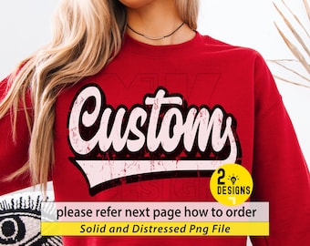 Custom Retro School Mascot PNG: Made-to-Order Team Spirit (Digital Download)