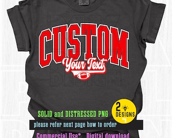 Retro School Mascot PNG: Custom Team Spirit Design (Digital Download)