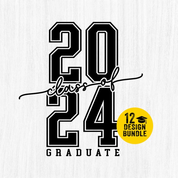 Graduation 2024 png, Senior 2024 PNG, Class of 2024 Png, Graduation Varsity arched png, Graduation Shirt Design, Graduation Cricut cut File