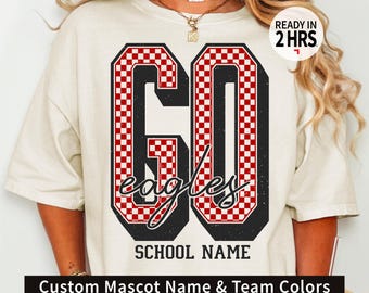 Custom Mascot PNG, School Spirit Sports Team Name (Digital Download)