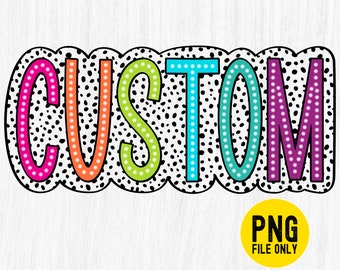 Custom Made To Order Bright Doodle, Mascot, Occupation, School, Custom Text, Digital File, Sublimation, DTF, Personalized Gifts, Gifts