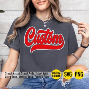 Custom Team Mascot Png, Big Pride Png, School Pride Png, School Spirit png, Team Spirit png, Baseball-Football Mascot png, SVG File, DTF