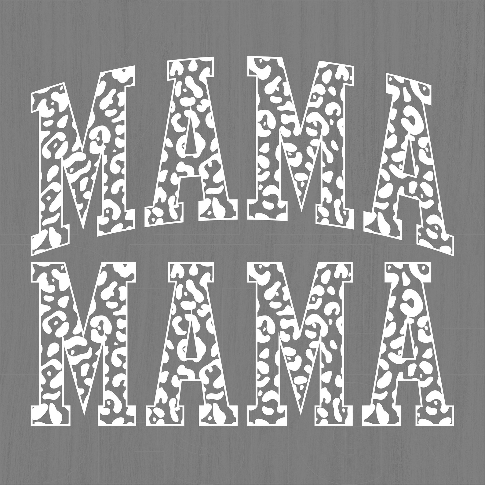 Leopard Cheetah Mama Varsity PNG Bundle (digital Download) - Etsy