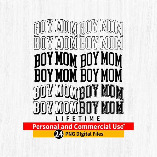 BOY MOM png, Boy Mom png Bundle, Boy Mom varsity png bundle, Boy Mom arched png, Boy Mom arched outline, Boy Mom Cricut File, Boy Mama Life