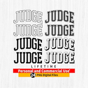 Judge Varsity png, JUDGE Varsity png bundle, Judge Varsity Letter, Judge Varsity png, gebogener Juror, Juror Cricut Datei, Juror Life