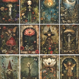 Carta di riso per decoupage Fairyland, formato carta, 8 x 10,5 pollici – per scrapbooking, biglietti, artigianato