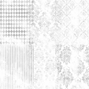 Papel de arroz para decoupage desgastado: 6 páginas de papel morera con superposición única, 30 g/m²