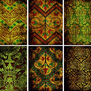 Carta di riso rinascimentale - 6 diverse immagini stampate su carta di gelso 30 g/m²