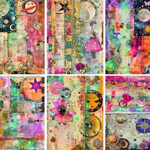 Carta di riso astrologica - 6 diverse immagini stampate su carta di gelso 30 g/m²