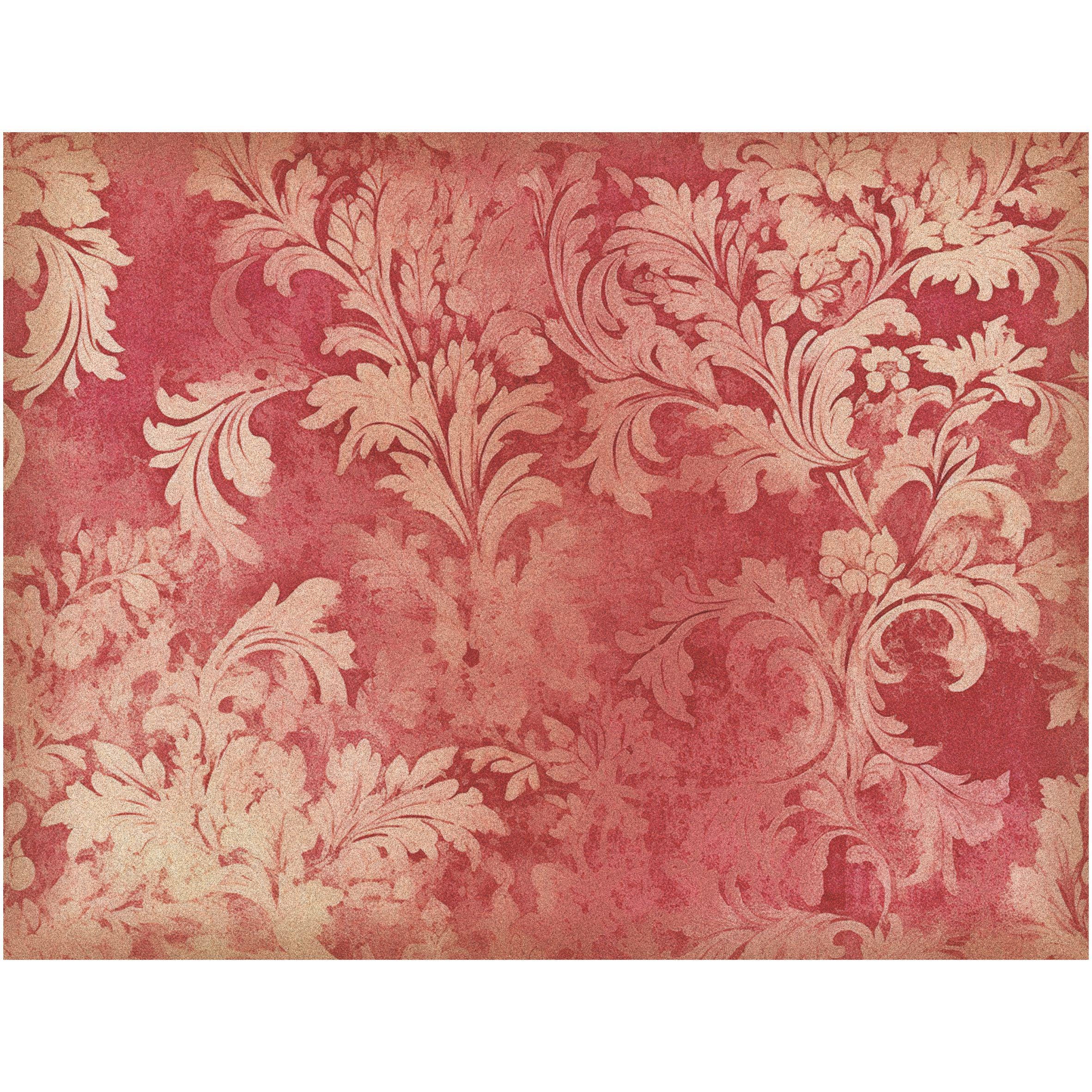 Pink Rice Paper Pink Damask Rice Paper- 6 X Different Printed Mulberry Paper Images ...