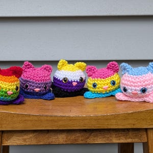 Pride Flag Inspired Cats