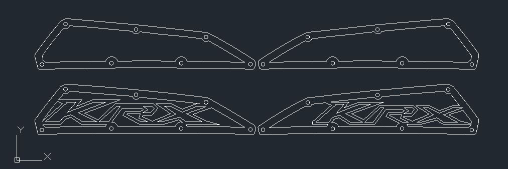 KRX Vent Cover DXF - Etsy