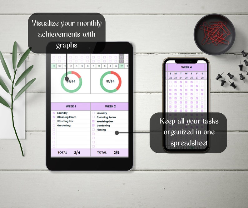 Gamified Habit Tracker Excel and Google Sheets – Turn Your Goals Into a ...