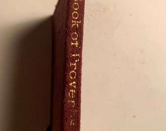 Book of Proverbs. - miniature vintage book