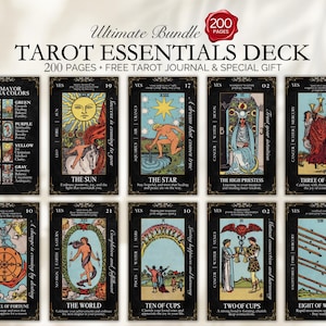 Tarot Deck For Beginner, Tarot Guidebook For Beginner, 78 Cards Tarot Deck, Oracle Deck For Beginner, Tarot Deck Gift, Tarot Deck Cards