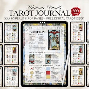 Tarot Guidebook for Tarot Beginner, Tarot Journal For Beginner Tarot Reader, Beginner Tarot Deck, Tarot Deck For Beginner, Tarot Deck Gift