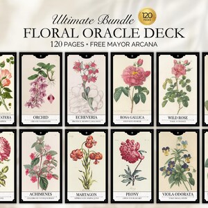 Birth Flower Oracle Deck: Beginner Tarot with Guidebook