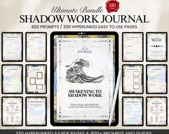 Shadow Work Journal: Grimorio spirituale, adatto ai pazienti con ADHD (download digitale)