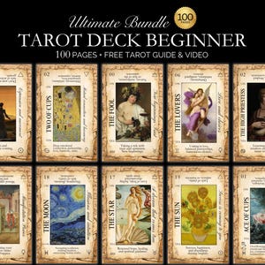 Art Tarot Deck: Beginner-Friendly with Astrology & Numerology (Digital Download)