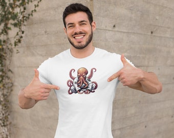 Jiu Jitsu Shirt, Jiu Jitsu Gift, BJJ Gifts, BJJ Shirt, Bjj Tshirt, Brazilian Jiu Jitsu Jiu Jitsu Octopus, Octopus, Athletic, Gift for Him