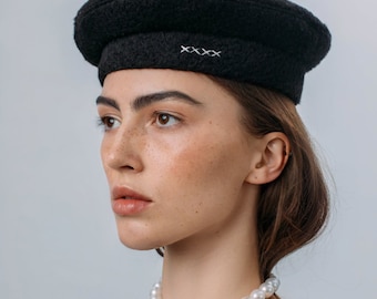 French style beret for women, womens classic cap, comfortable everyday accessory, bithday gift for her