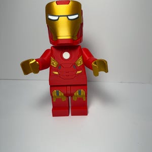 3D Printed Big Brick Iron Hero Figurine
