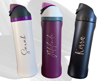 Personalized Owala 24 oz water bottle, Custom Name Engraved FreeSip Tumbler, Gift for her or him, Mothers Day, Graduation, Birthday