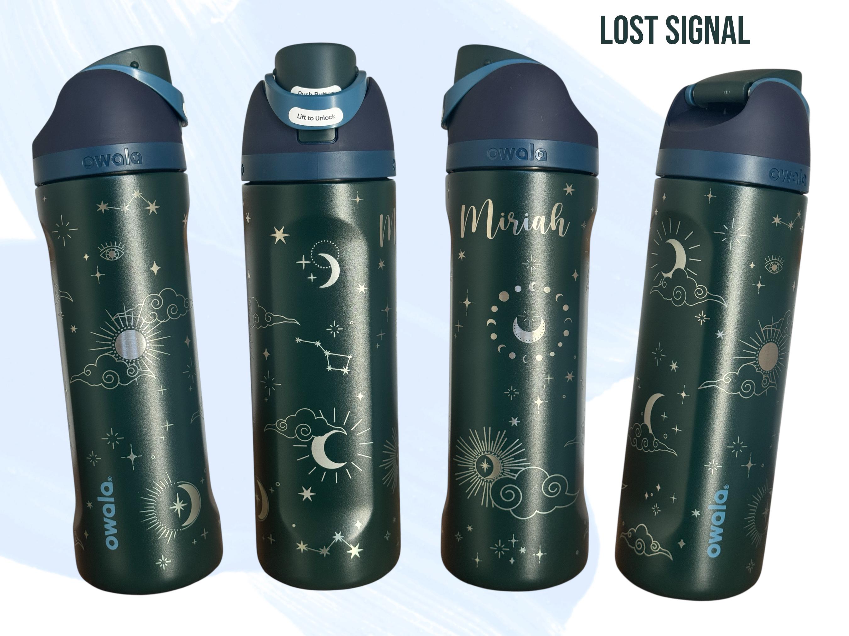 Personalized Celestial Owala Freesip 24 Oz Water Bottle, Custom