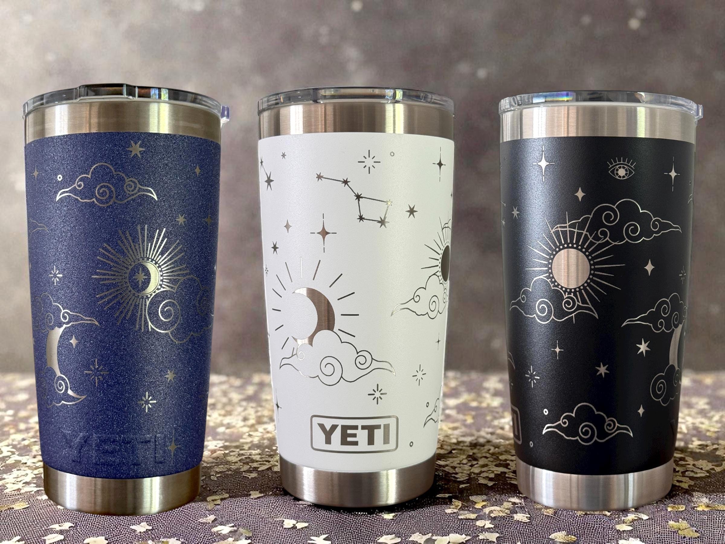 Moon Dust Engraved Yeti Tumbler - Etsy
