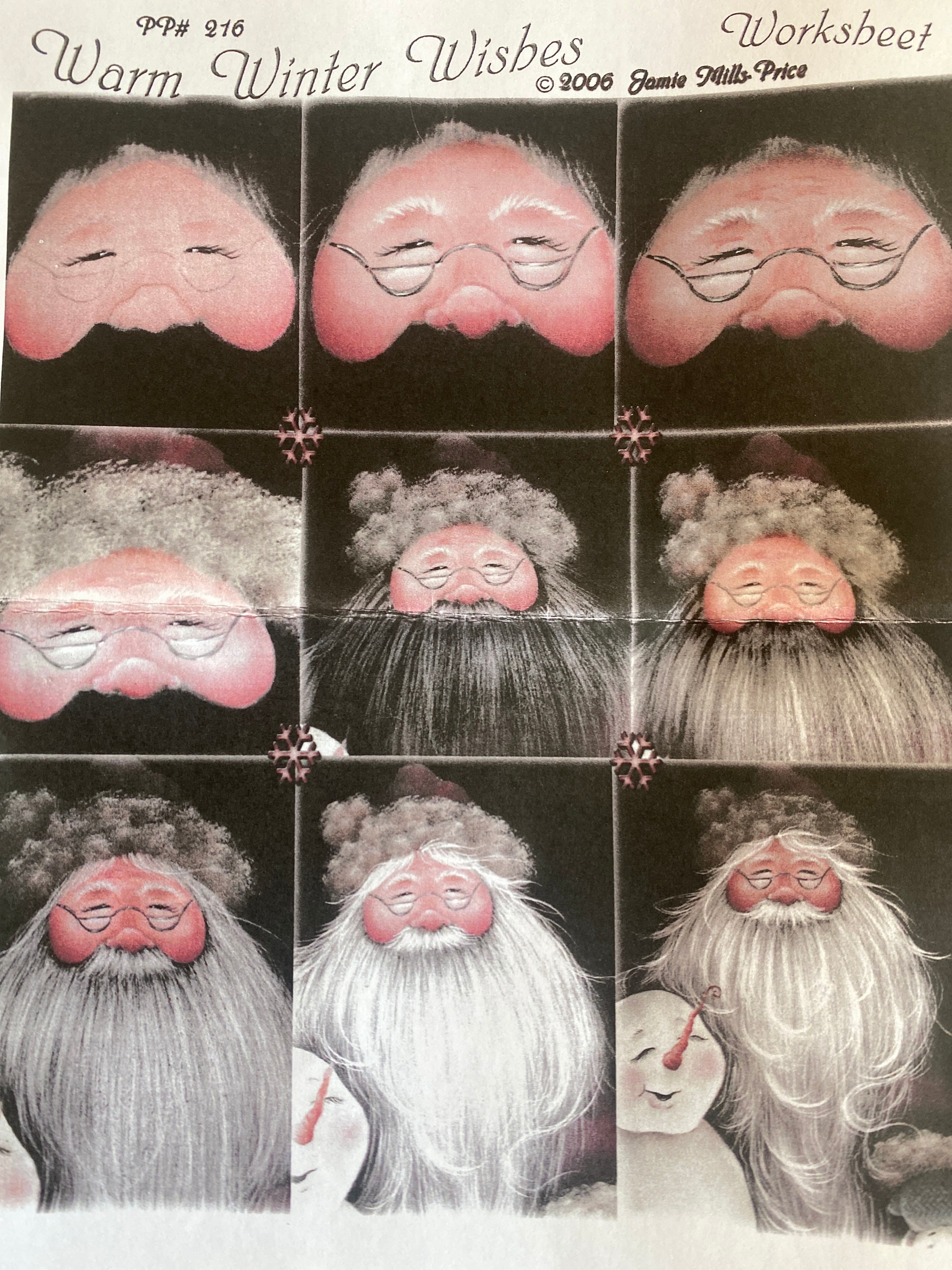 Tole Painting Pattern : Warm Winter Wishes by Jamie Mills-price