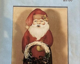 Vintage Tole Painting Pattern : Yoh-ho-ho Santa Dummy Board by
