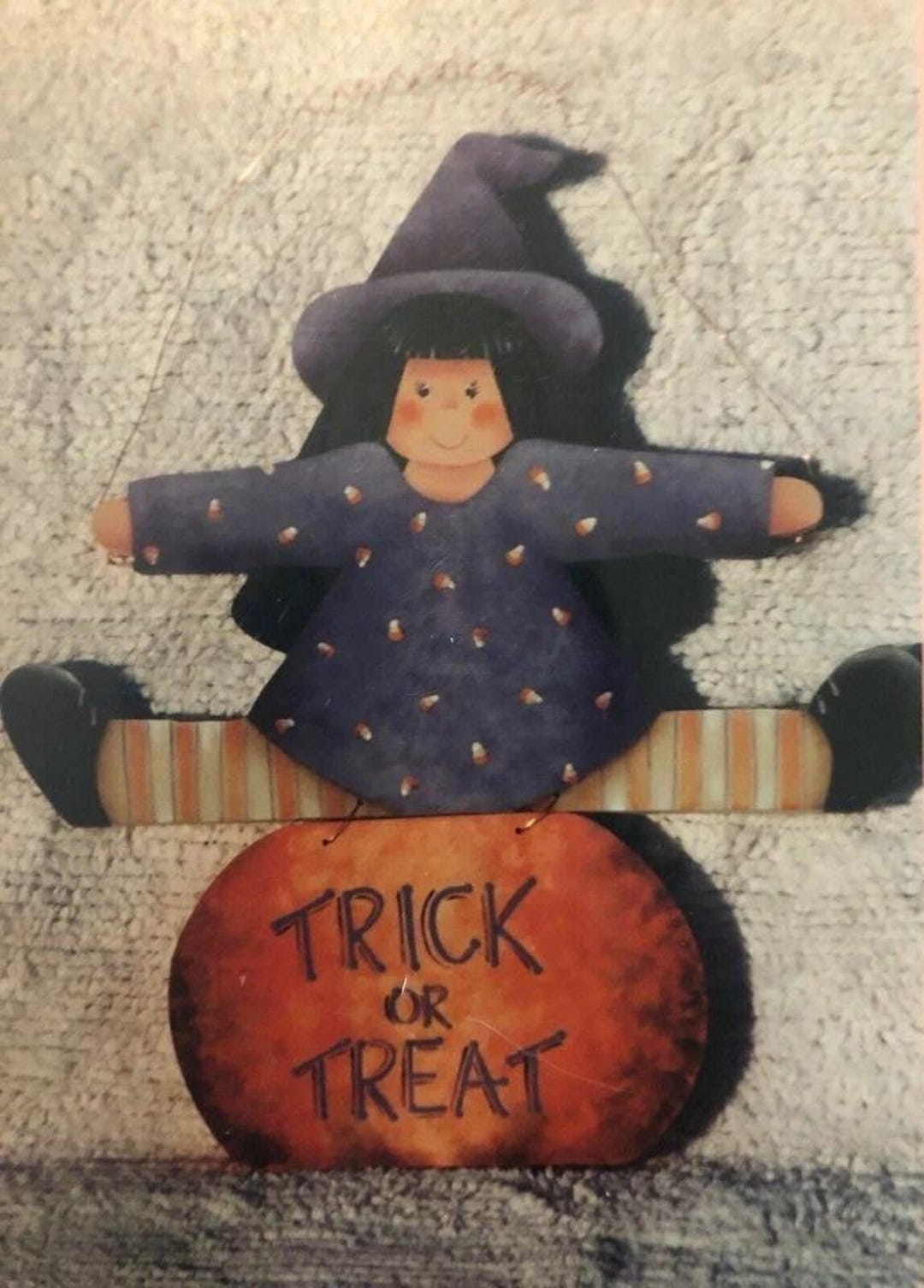 ハロウィーン装飾トールペイントパターンパケット：トリック・オア