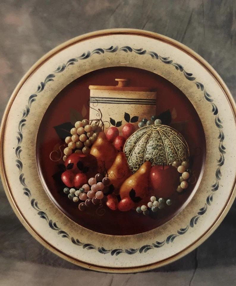 Tole Painting Pattern : Fruit Plate by Ellen Stamilio - Etsy