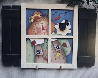 Vintage Tole Painting Pattern Packet: Lookin' For Fall by Renee Mullins
