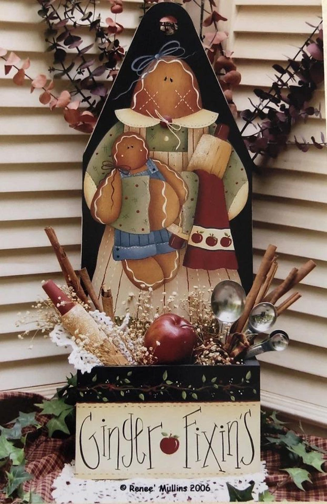 Vintage Tole Painting Pattern Packet: Ginger Fixin's by Renee