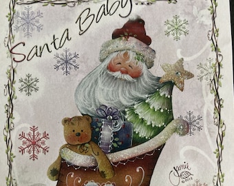 Paquet de motifs décoratifs en tissu : Père Noël par Jamie Mills - Prix