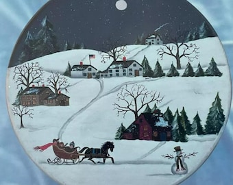 Patrón de pintura decorativa vintage de 1989: País de las Maravillas Invernal de Susie Saunders
