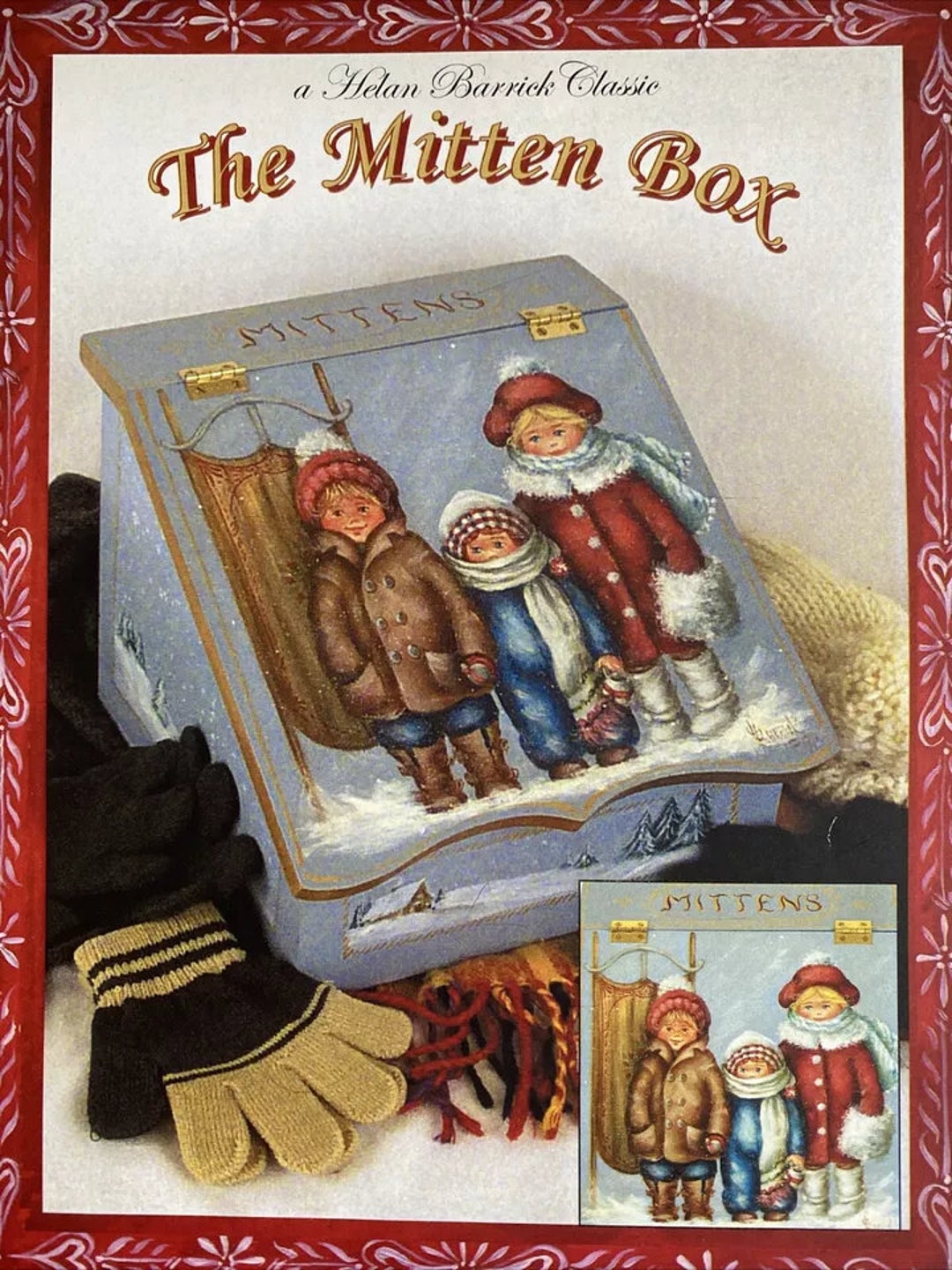 Mitten Box Pattern Decorative Tole Painting Pattern Booklet: the Mitten Box by Helan ...