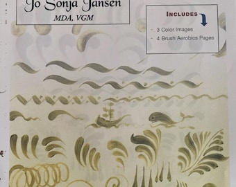 Tole Painting Pattern :  Brushstrokes by Jo Sonja Jansen