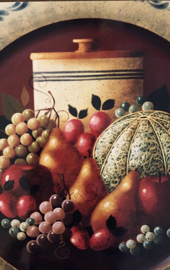 Tole Painting Pattern : Fruit Plate by Ellen Stamilio - Etsy