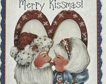 Paquet de motifs décoratifs en tissu : Merry Kissmas par Jamie Mills - Price
