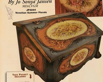 Tole Painting MEGA Mönsterpaket: Venetianska sommarblommor av Jo Sonja Jansen