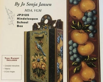 Tole Painting MEGA Mönsterpaket: Hindeloopen School Box av Jo Sonja Jansen