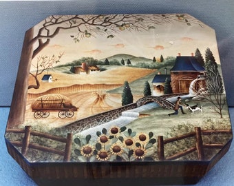 Vintage  Tole Painting Pattern : Harvest Morning by Betty Caithness