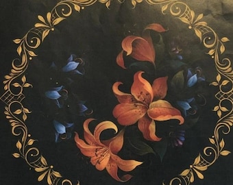 Tole-Bilder: Lilien & Glockenblumen von Maureen McNaughton