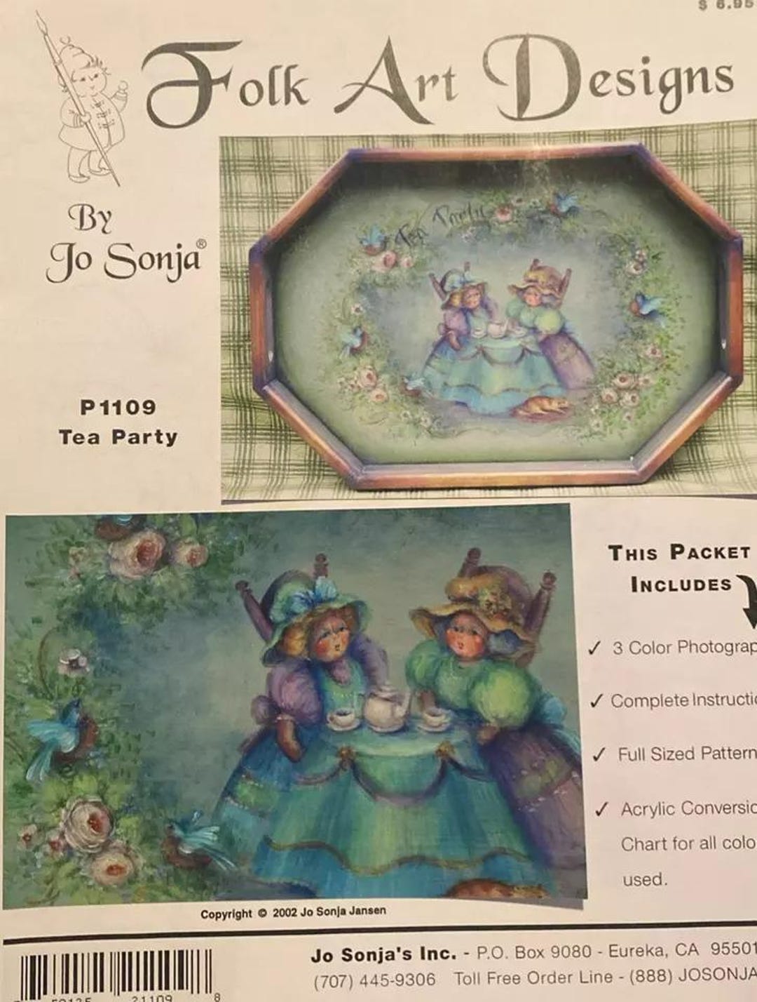 ヴィンテージ トール ペインティング パターン: Jo Sonja Jansen